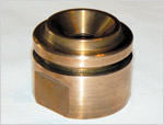 Piston Cap, with Wrench Flats; BeCu-